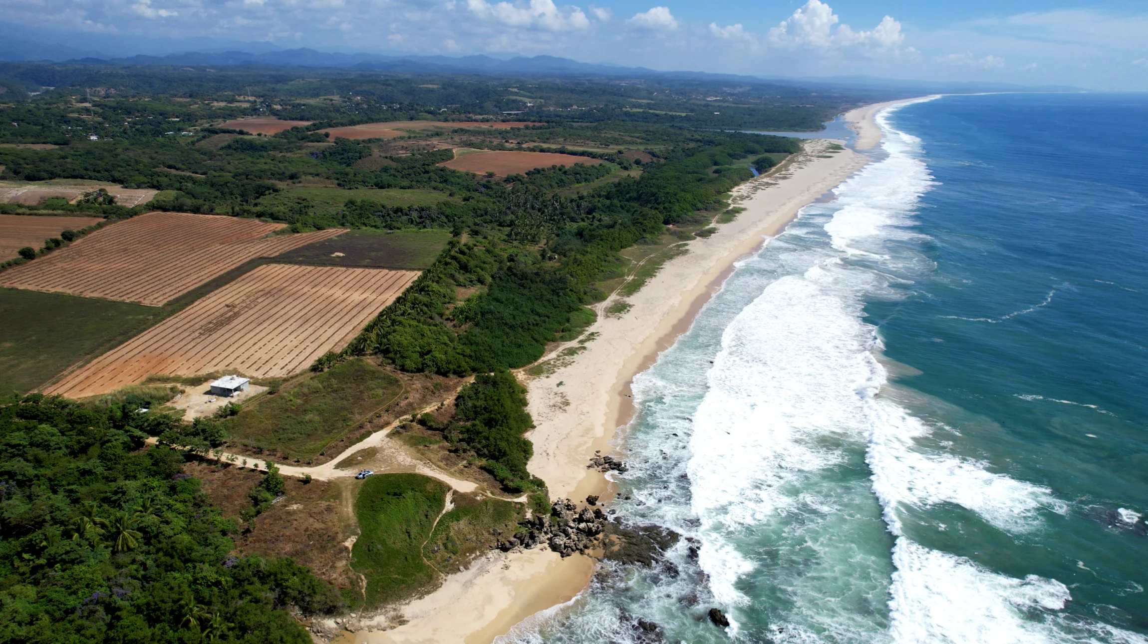 Vista aerea Fraccionamiento Altavista Puerto Escondido