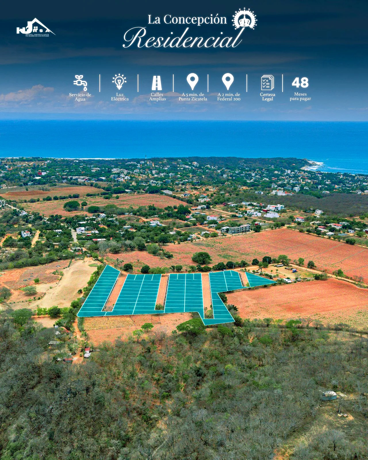 Lotes propiedad privada La Concepción Residencial Puerto Escondido